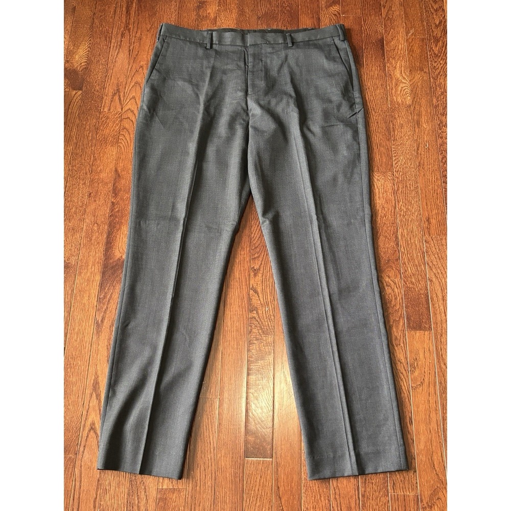 J. Crew Men's Bowery Dress Pants 38 x 34 NWT Blue Wool‎ Blend